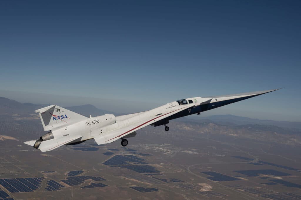 Pasul decisiv pentru aviația supersonică: NASA X-59 se pregătește să depășească viteza sunetului