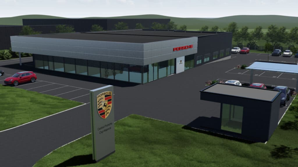 FOTO | Porsche începe construcția unui nou centru în România. Investiție de 5 milioane de euro