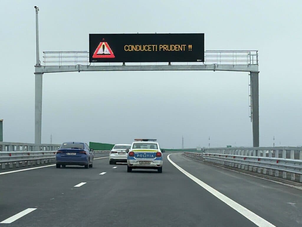 Restricții de trafic pe Autostrada Moldovei A7. Limita de viteză, redusă la km 54 începând de marți, 23 iunie