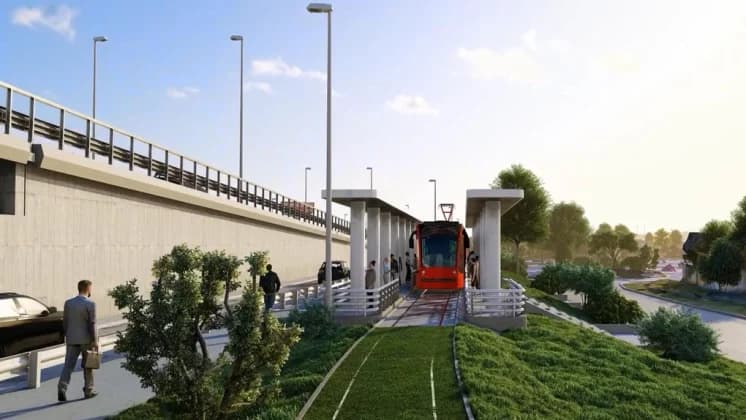 FOTO Primul proiect tram-train din România: PORR a ajuns la un stadiu de 75% la pasajul de pe Centura Oradea