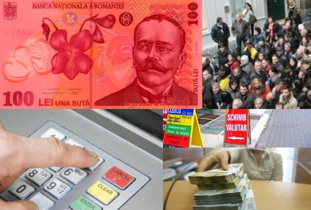 FOTO Curs valutar. Euro crește puternic la ghișeele băncilor, imediat după căderea Guvernului Bolojan