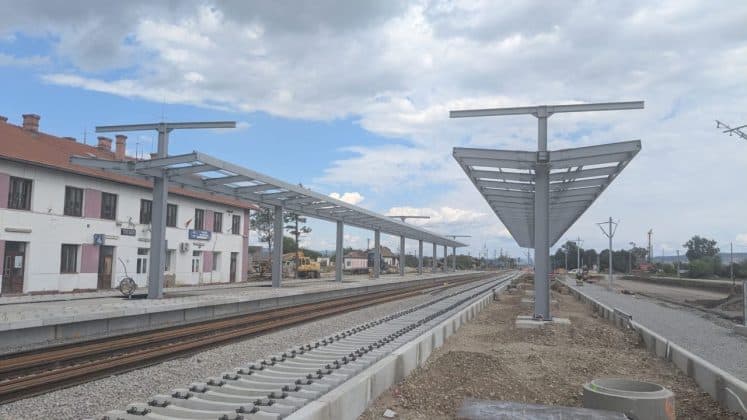 FOTO Calea ferată Cluj – Oradea: WeBuild anunță că lucrările pe lotul 4 se apropie de 70%