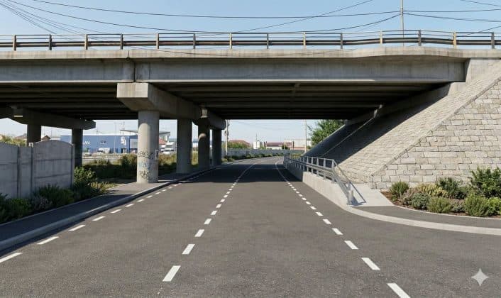 FOTO Drum sub Autostrada A1 București – Pitești. Cum va arăta noua legătură rutieră dintre două mari străzi din vestul Capitalei