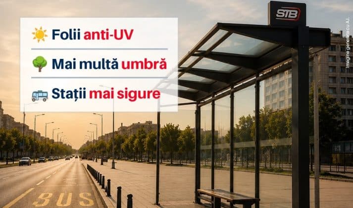 Folii de protecție solară în stațiile STB. Propunerea unui consilier USR