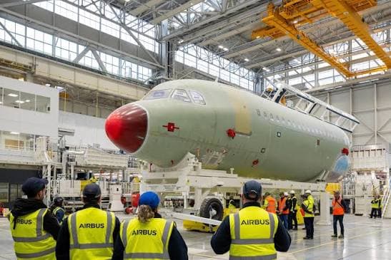 Airbus a inaugurat la Toulouse a doua linie de asamblare a avioanelor A320, modelul cu cele mai mari vânzări din lume