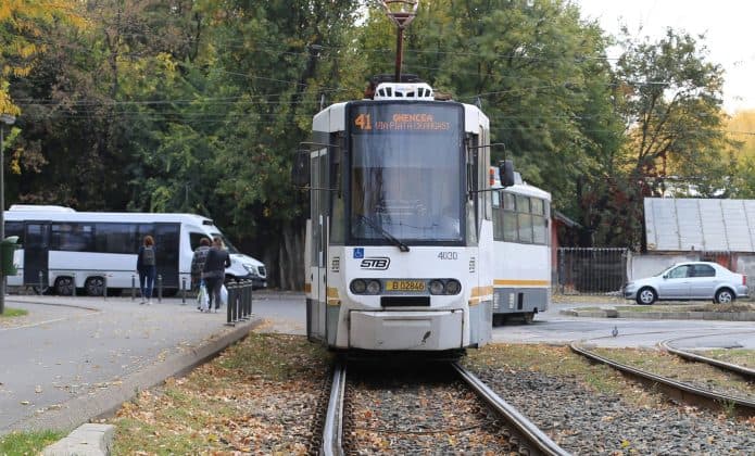 Circulația tramvaielor de pe linia 41 din București, blocată din cauza unui accident tehnic