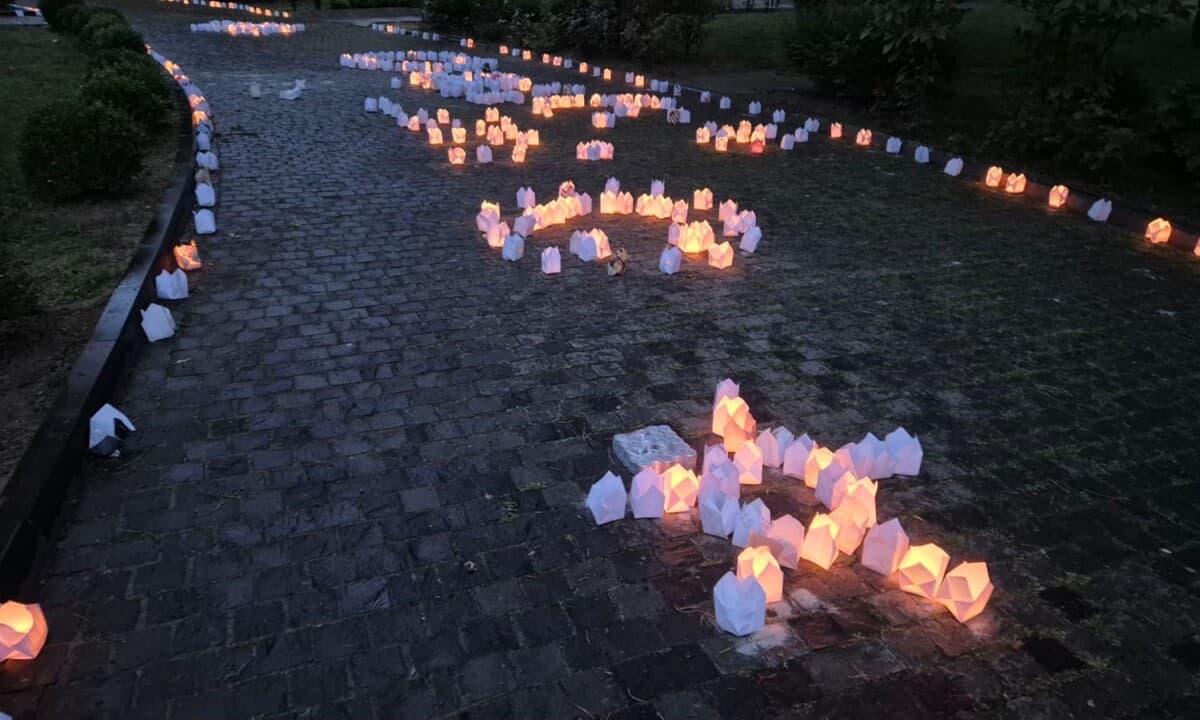 VIDEO | Festivalul Luminii la Alba Iulia: mii de gulguțe au fost aprinse de cercetași
