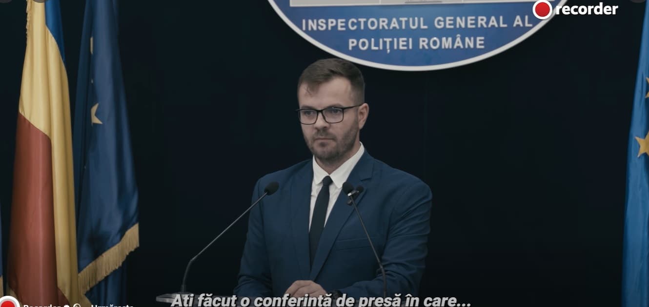 VIDEO Atac fără precedent al Poliției la jurnaliști și libertatea presei: O anchetă care arată problemele din sistem ”destabilizează instituțiile”, afectează ”securitatea cetățenilor” și ”depășește cadrul legal de informare publică”, susține IGPR / Nicio reacție a ministrului Predoiu după atacurile în valuri la ancheta Recorder