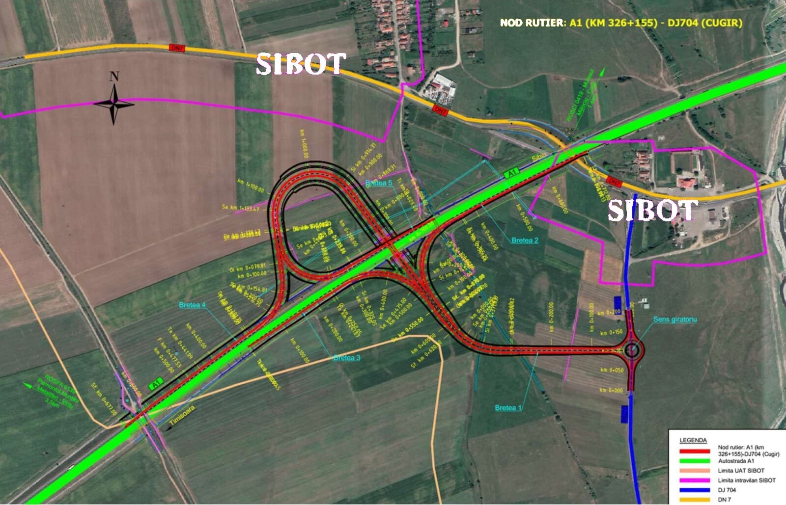 Licitație pentru un nod rutier pe A1 Sebeș – Deva, la Cugir, lansată de CNAIR. Orașul cu două fabrici de armament, lăsat din 2013 fără acces la autostrada care trece prin apropiere