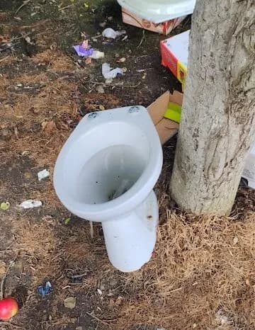 Drumarii brașoveni, în luptă cu gunoaiele localnicilor / „Găsim toalete, mobilă și electrocasnice în parcările de pe DN-uri” / ”Acest gunoi nu provine de la turiști, ci este adus deliberat din gospodăriile localnicilor din apropiere”