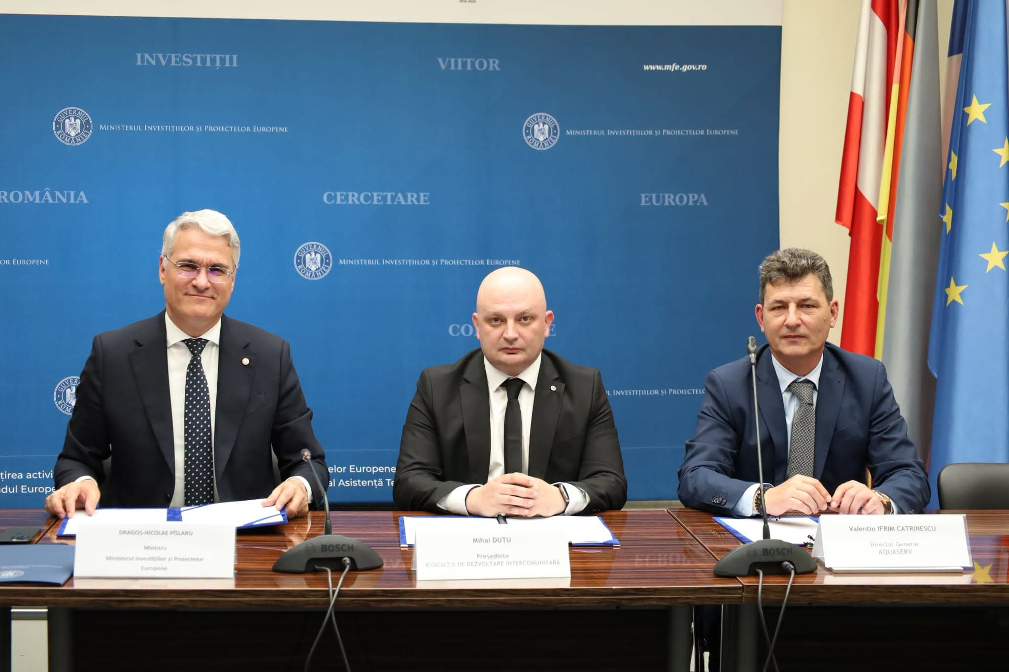 Ministrul Pîslaru anunță un contract de peste 1 miliard de lei pentru modernizarea şi extinderea serviciilor de apă şi canalizare în judeţul Tulcea