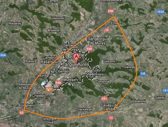 Acord de colaborare pentru realizarea centurii ocolitoare nord-vest a municipiului Târgu Mureș