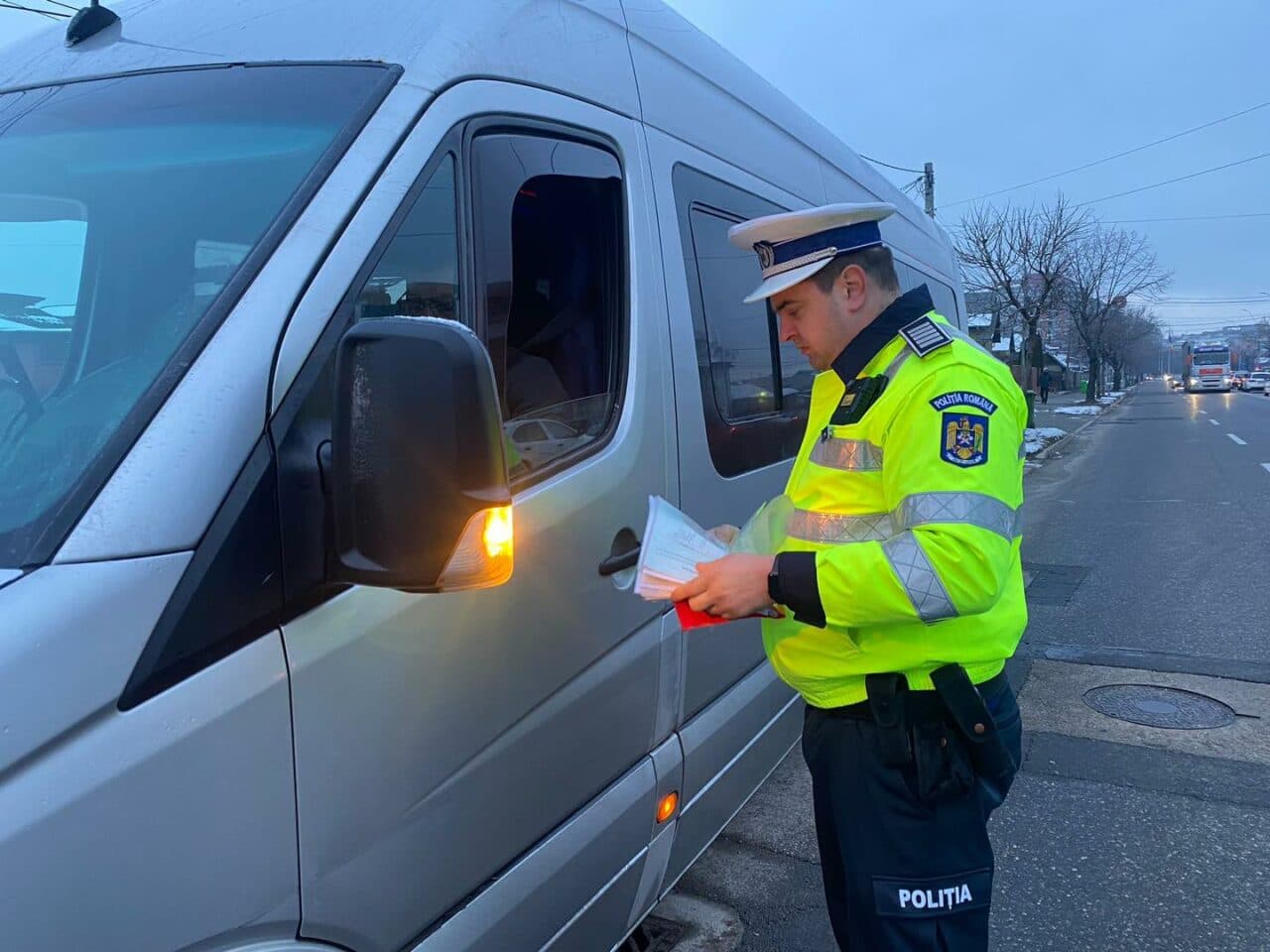 Bărbat din Cluj, prins cu bradul în mașină, în minivacanța de 1 Mai. Ce i-au făcut polițiștii care l-au tras pe dreapta