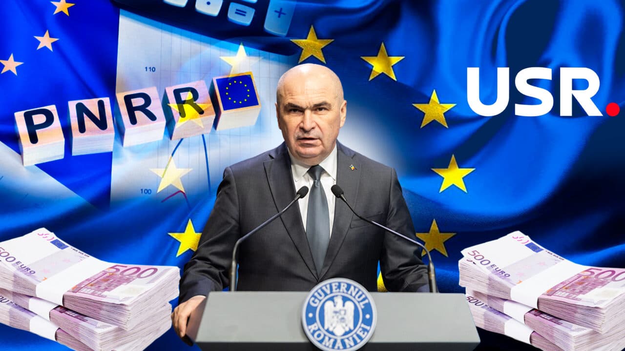 Aproape 8 miliarde de euro a pierdut România de când “salvatorii” au preluat puterea. USR, care a scris PNRR în Guvernul Cîțu, nu l-a putut implementa când a revenit la conducere, în Guvernul Bolojan