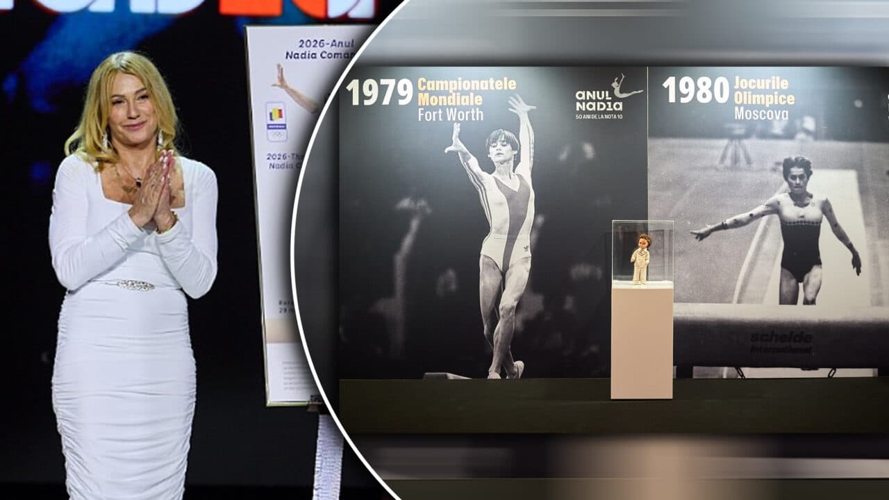 La 50 de ani de la performanţa care a schimbat istoria gimnasticii mondiale, „Zeiţa de la Montreal” a revenit acasă, la Oneşti. Cum a fost sărbătorită Nadia Comăneci