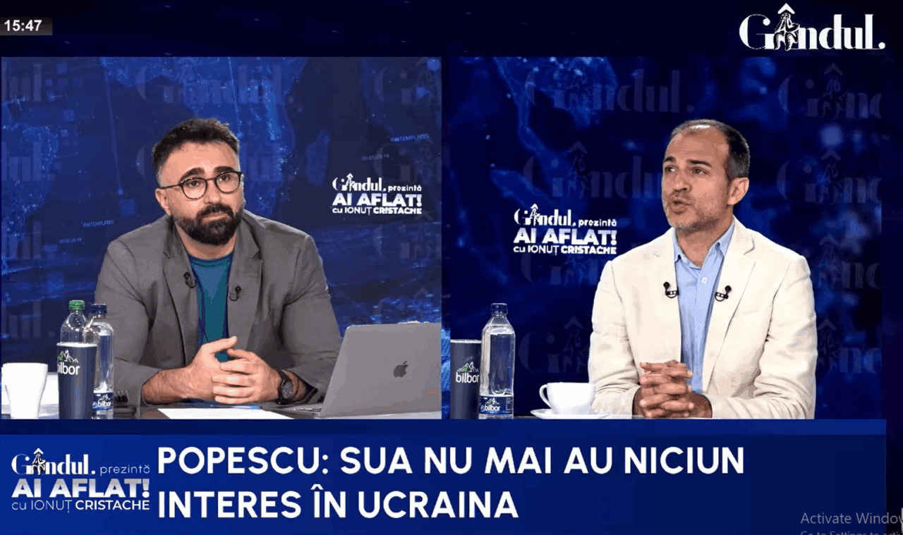 Zelenski în plan secund. Ștefan Popescu: SUA nu mai au niciun interes în Ucraina