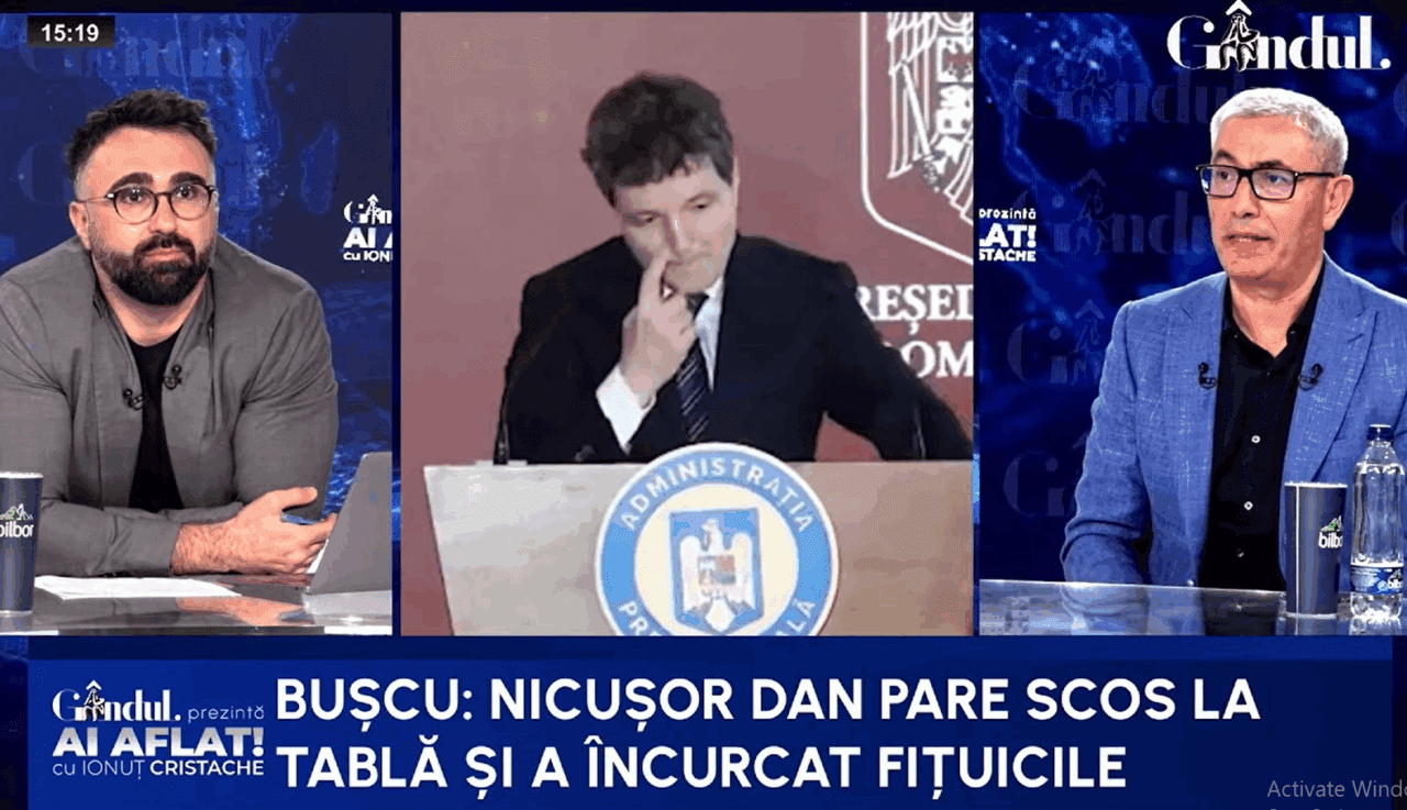 Doru Bușcu îl taxează pe Nicușor Dan pentru discursul haotic de la evenimentul privind dezinformarea: El însuși face o dezinformare/Nu femeile trebuie să poarte brățara, ci agresorul