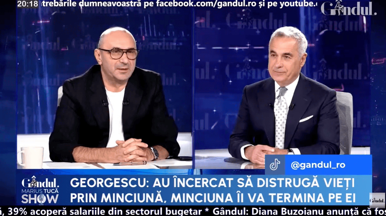Călin Georgescu: „Nu am avut un sprijin din partea Serviciilor Secrete. Am avut destul de multe șicane în studenție. Nu am fost membru de partid”