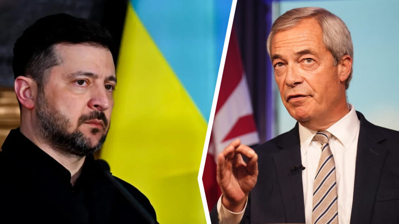 Zelenski critică partidul lui Nigel Farage pentru că nu arborează steagul ucrainean pe clădirile consiliilor locale din Marea Britanie