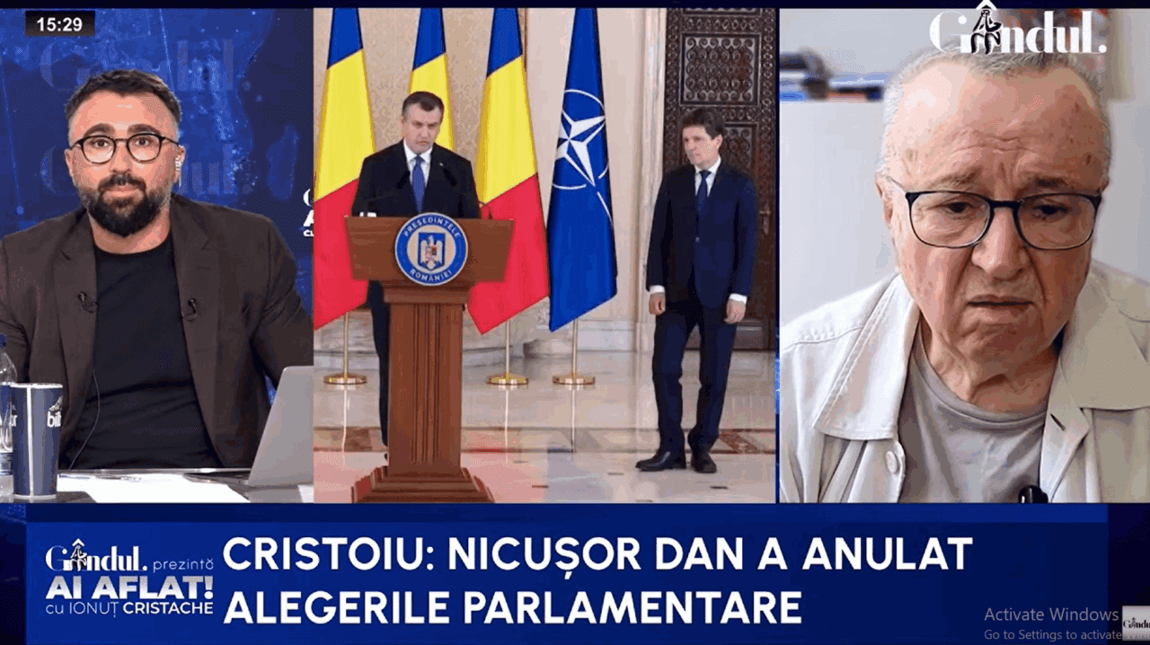 Cristoiu, verdict dur în cazul nominalizării lui Tomac: Nicușor Dan a anulat alegerile parlamentare