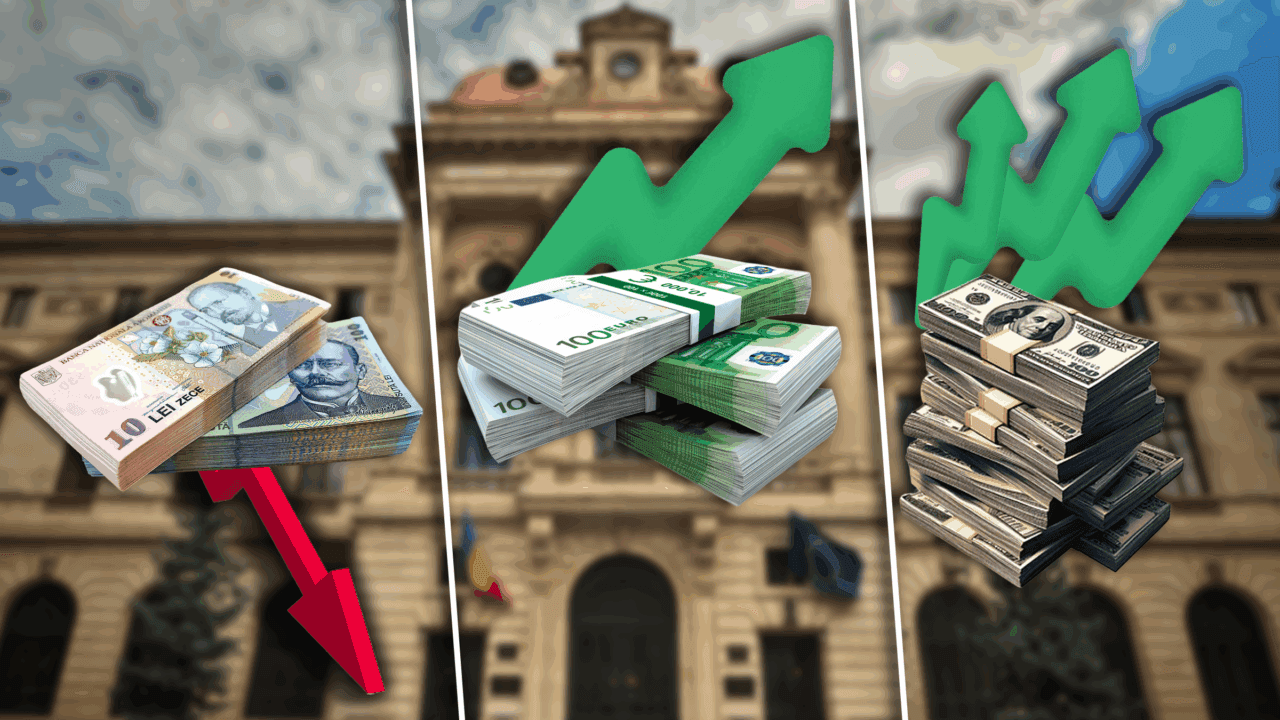 Leul este prăbușit! Euro își continuă ascensiunea. Dolarul a explodat! E recordul anului