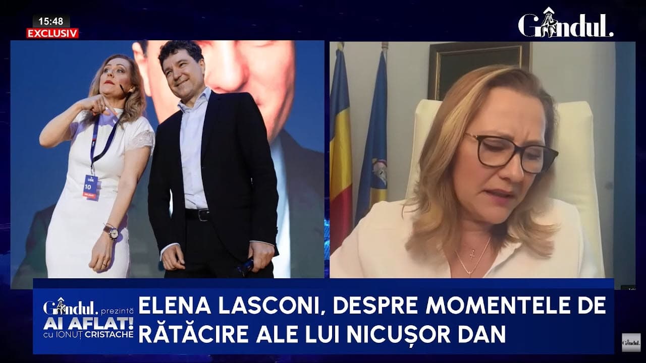 Elena Lasconi: „Nicușor Dan nu are suflet / Eu nu o să mai candidez niciodată”