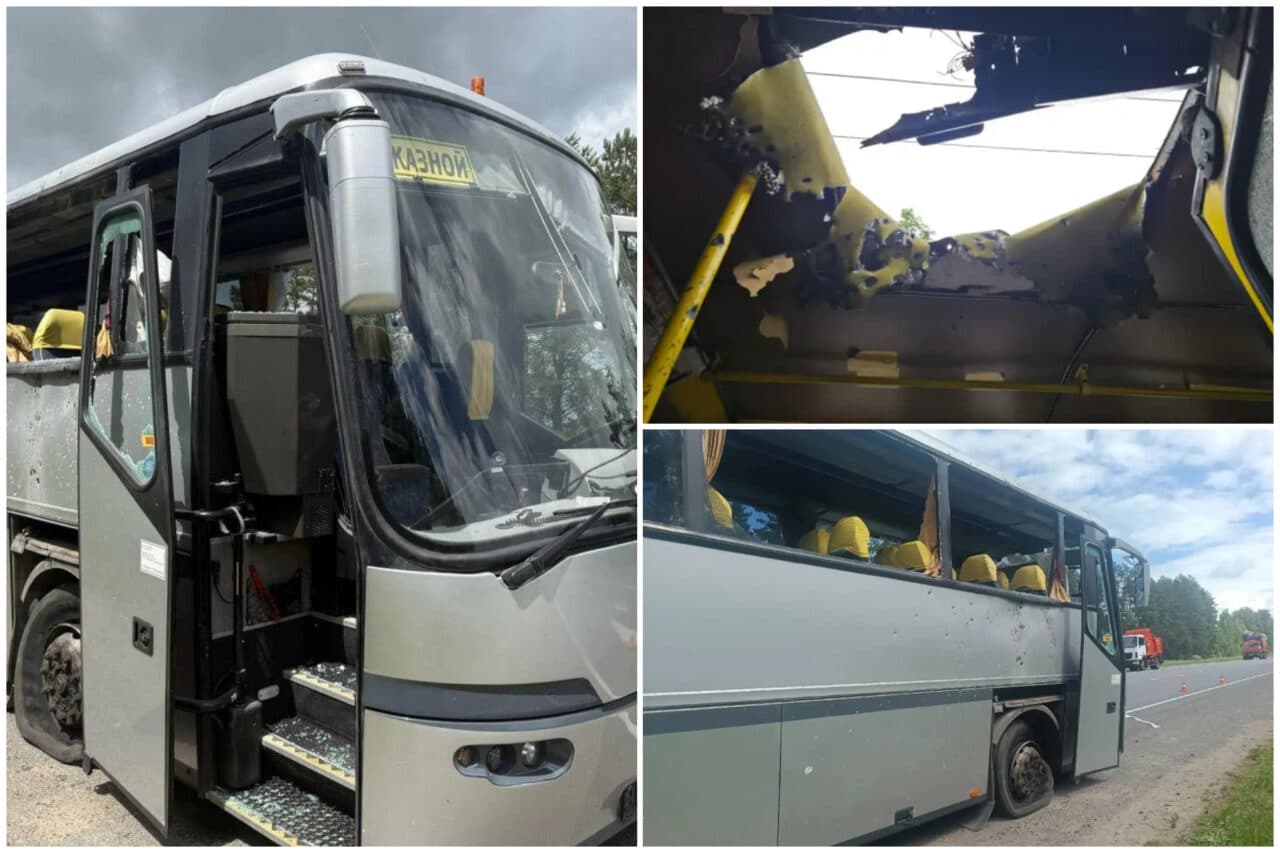 Rusia acuză Ucraina că o dronă a lovit un autobuz cu copii din Belarus, în regiunea Briansk. Kievul neagă