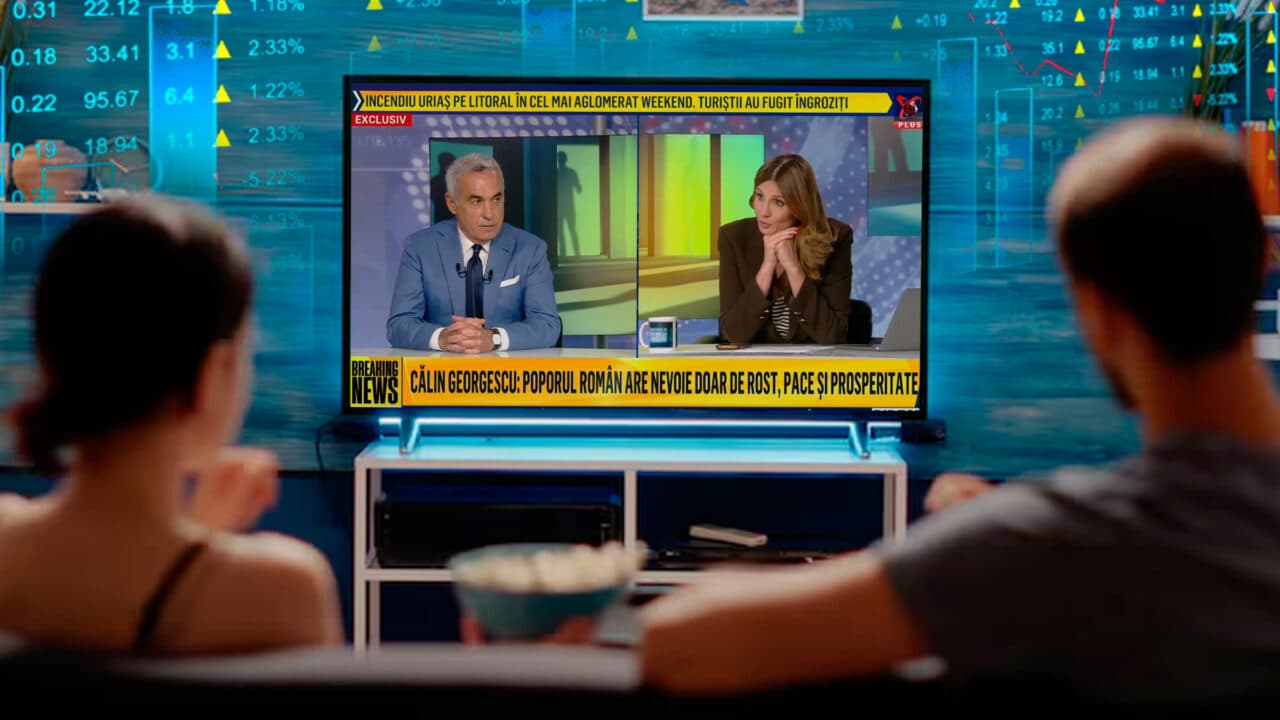 Călin Georgescu vs. Anca Alexandrescu. Câți români s-au uitat la schimbul de replici dintre cei doi. Cifre peste media Realitatea TV