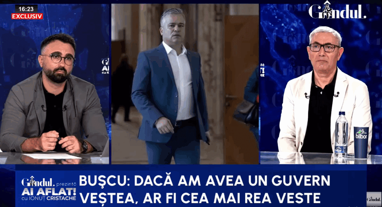„Un guvern de strânsură”. Verdictul lui Bușcu în criza politică. „Dacă am avea un guvern Veștea, ar fi cea mai rea veste dintre toate”