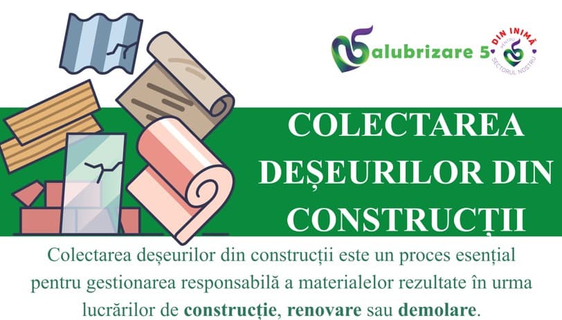 (P) Salubrizare Sector 5. Colectarea deșeurilor din construcții