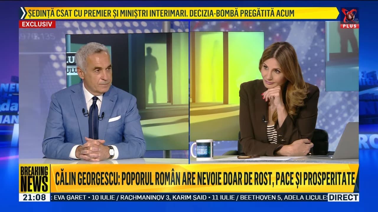 Călin Georgescu susține că Nicușor Dan are o înțelegere cu Zelenski pentru a implica NATO în război prin România. „Serviciile americane știu”