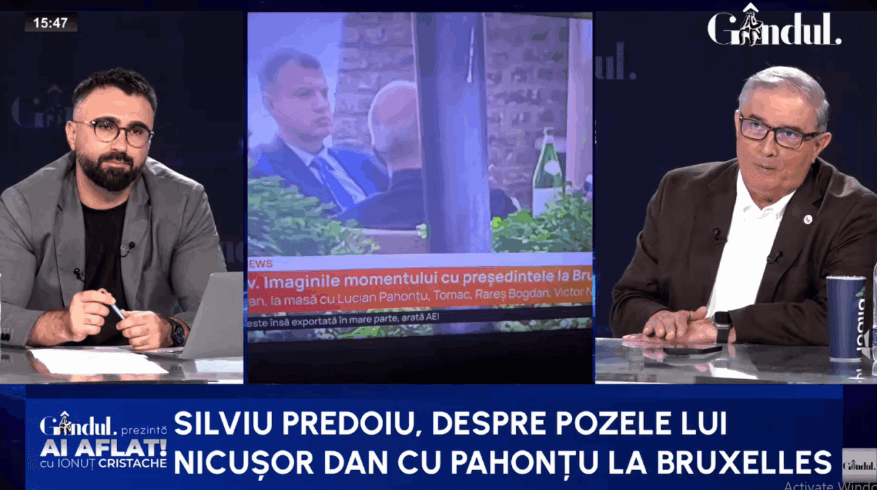 Fostul șef al spionilor descifrează pozele de la Bruxelles. Predoiu: Pahonțu nu avea ce să caute acolo