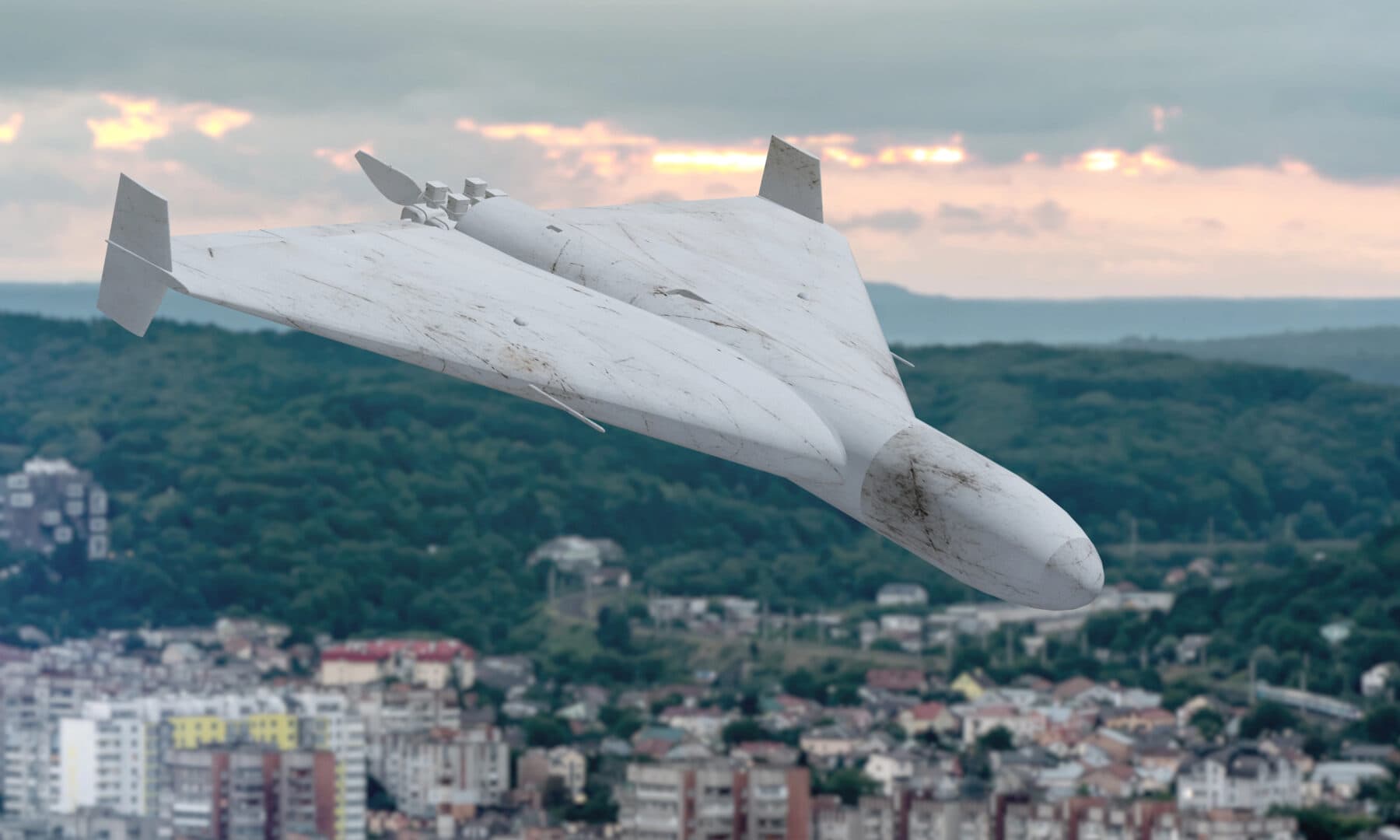 Bărbat arestat pentru utilizarea unui claxon care imita zgomotul unei drone iraniene