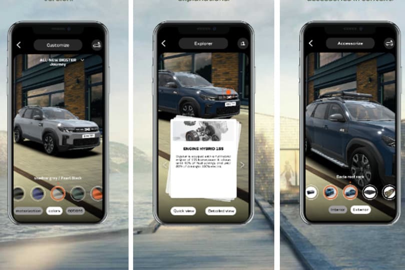 Dacia lansează o aplicație pentru a îți configura vehiculul dorit. Disponibilă pe iOS și Android
