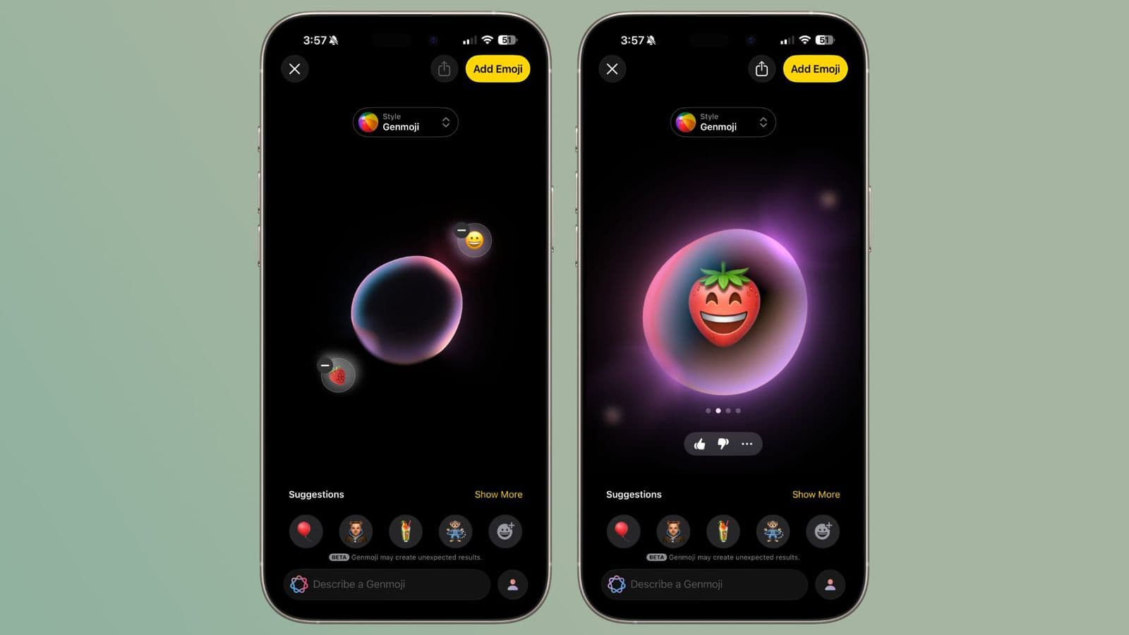 Suggested Genmoji, o evoluție a funcției Genmoji bazate pe AI, va sosi în iOS 27
