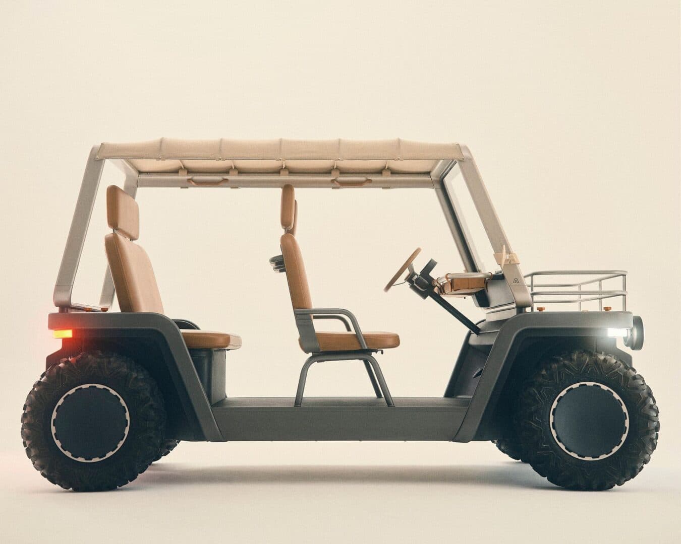 Foști angajați ai Apple și Audi au creat un vehicul electric de lux inspirat de buggy-ul lunar