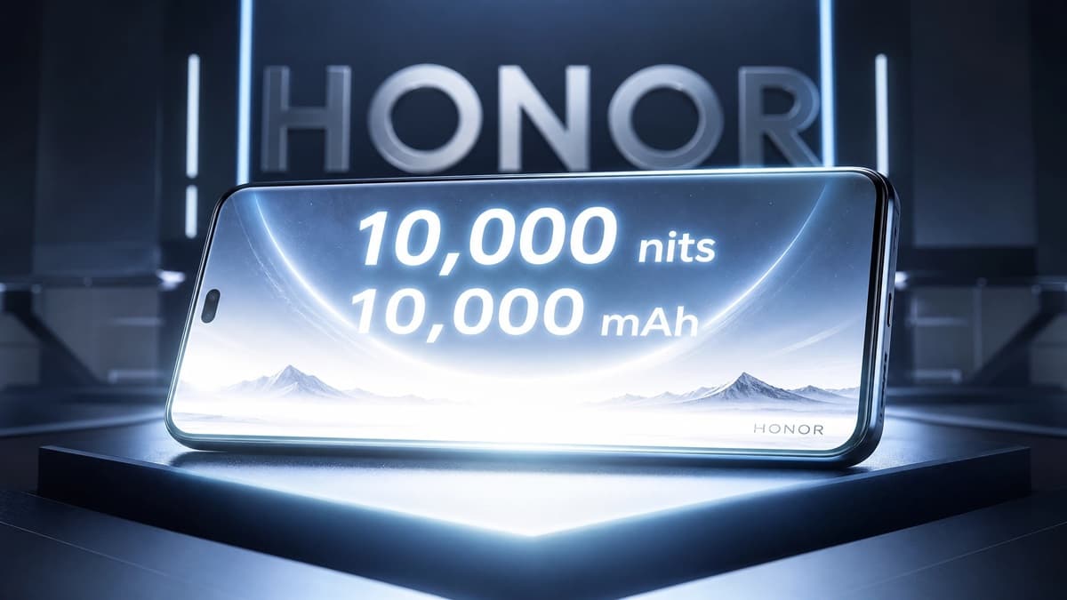 Honor pregătește un smartphone cu ecran de 10000 de niți și baterie uriașă