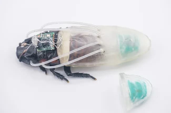 Cercetătorii au creat un gândac-cyborg capabil să reziste sub apă timp de trei ore