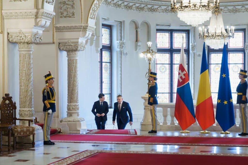 Nicuşor Dan, meeting with Robert Fico: Our countries are linked by a long-standing friendship