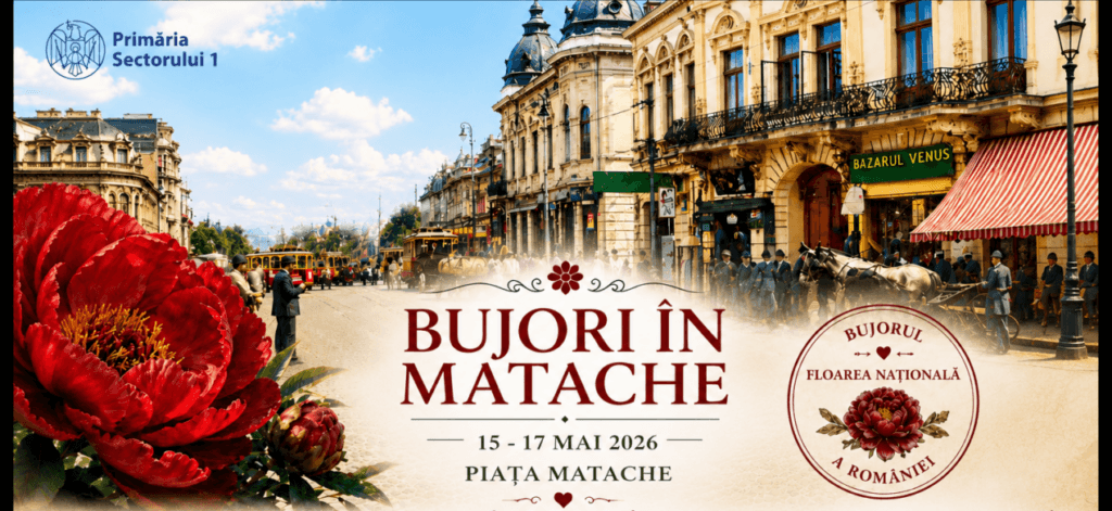10.000 de bujori și trei zile de festival în atmosfera Bucureștiului de altădată