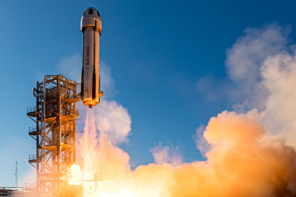 O rachetă Blue Origin a explodat în timpul unui test în Florida