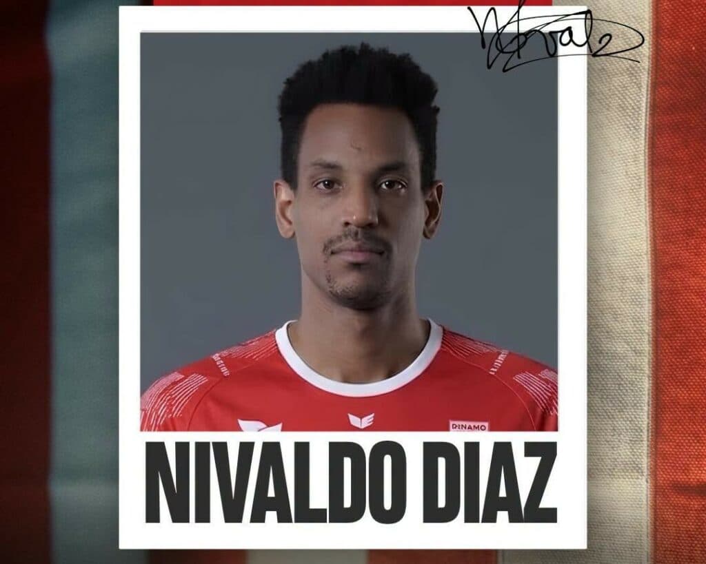 Dinamo București transferă un internațional de volei cubanez cu experiență olimpică, Nivaldo Diaz