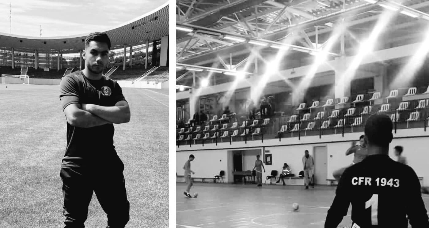 Fost fotbalist, decedat după un accident provocat de un polițist. Era pompier și luni ar fi împlinit 23 de ani