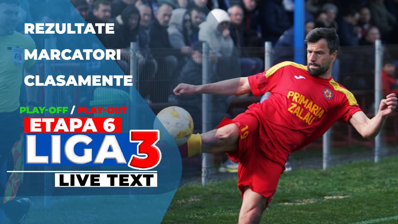 Liga 3, etapa 6 din play-off și play-out | SCM Râmnicu Vâlcea și Știința Poli Timișoara au promovat matematic în Liga 2. În Seriile 1 și 2 lupta pentru locul 1 e încinsă