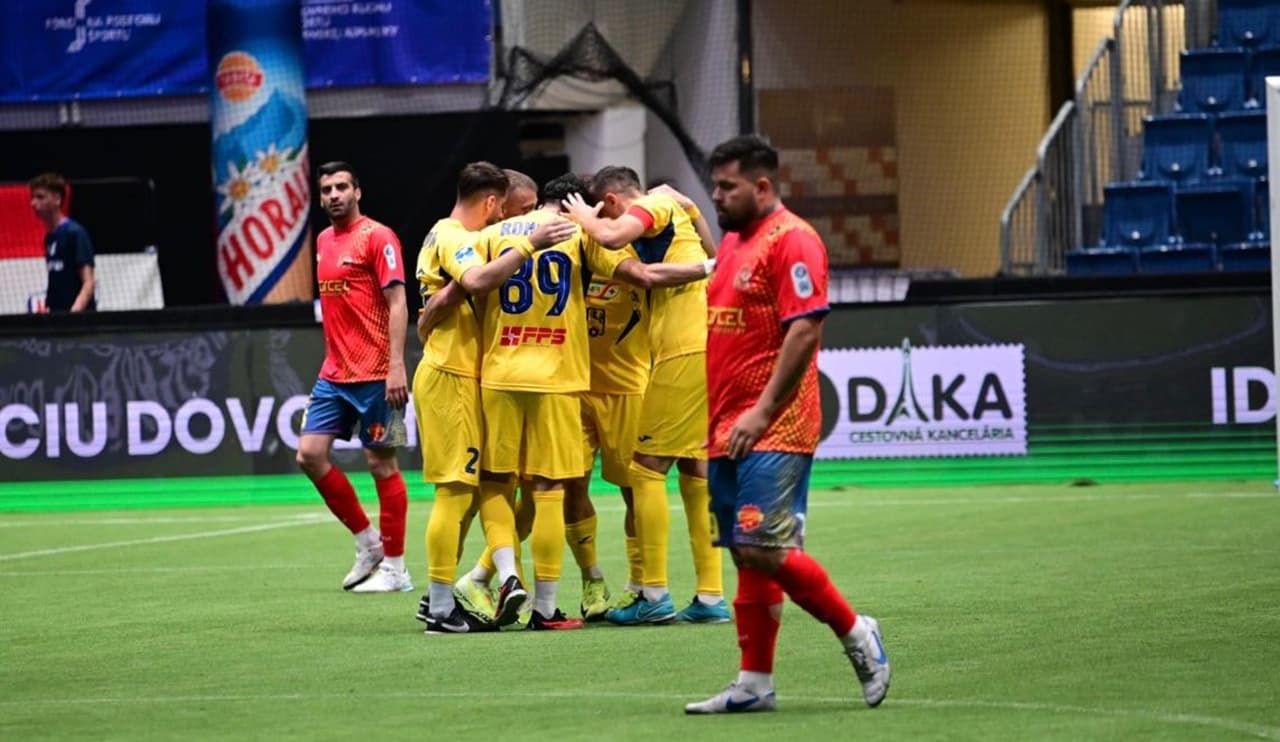 România, remiză în fața Spaniei în debutul Campionatului European de minifotbal