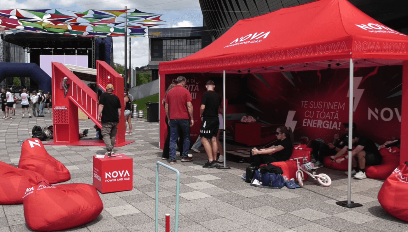 ADVERTORIAL Nova Power & Gas, companie prezentă zi de zi la Sports Festival la Cluj ! „Susținem numeroase proiecte sportive”