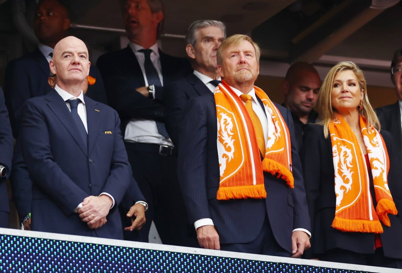 Ce s-a întâmplat la Olanda – Suedia 5-1 când pe ecran au apărut Gianni Infantino și Regele Willem Alexander: „Clar nu e popular!”