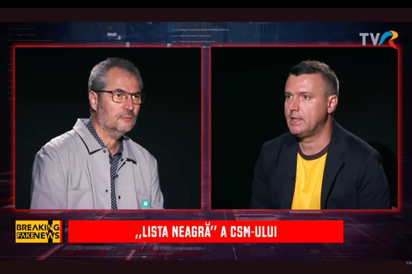 Breaking fake news: „Lista neagră” a CSM-ului (TVR1)
