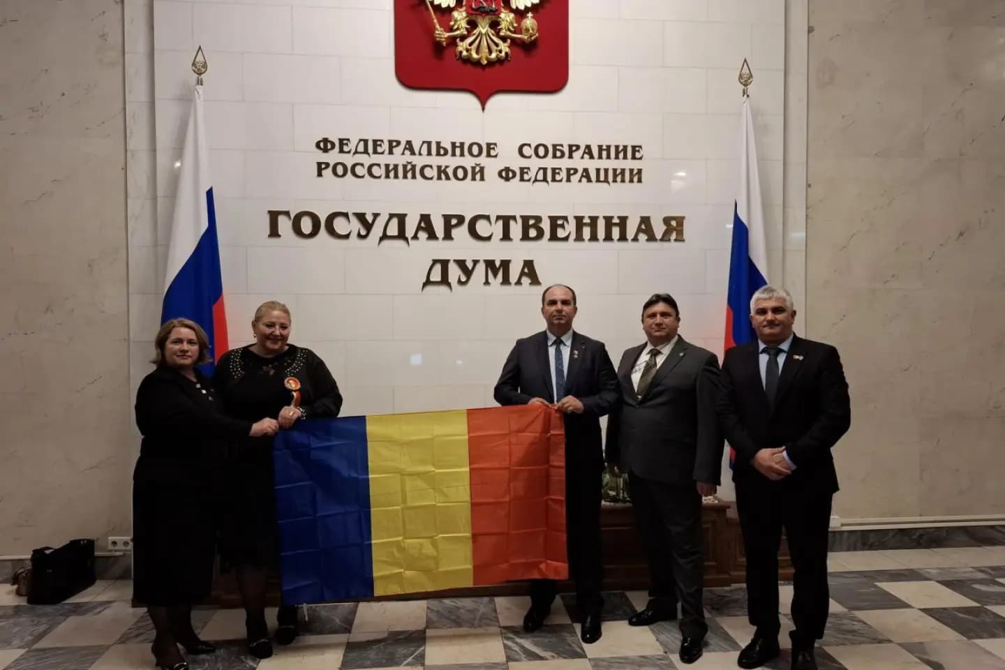 Diana Șoșoacă a sărbătorit Ziua Drapelului Național la Moscova