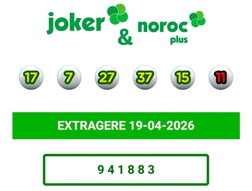 S-a câştigat cel mai mare premiu din istoria jocului Joker, în valoare de peste 12,93 milioane de euro / Biletul norocos a fost jucat online